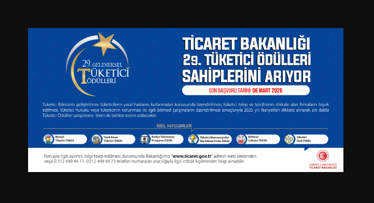 29. Tüketici Ödülleri Sahiplerini Arıyor!